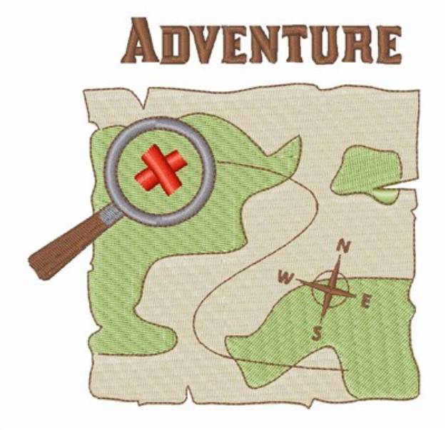 Picture of To New Adventures Machine Embroidery Design