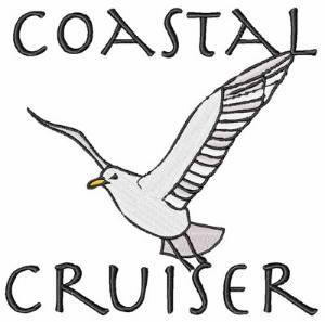 Picture of Coastal Cruiser Seagull Machine Embroidery Design