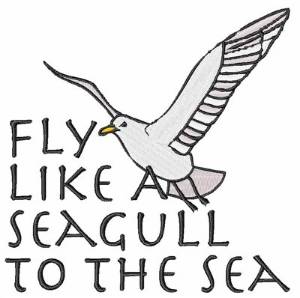 Picture of Fly Like A Seagull Machine Embroidery Design