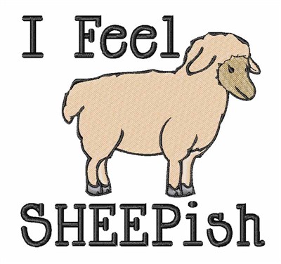 Feeling Sheepish Machine Embroidery Design
