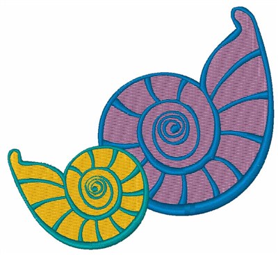 Sea Shells Machine Embroidery Design