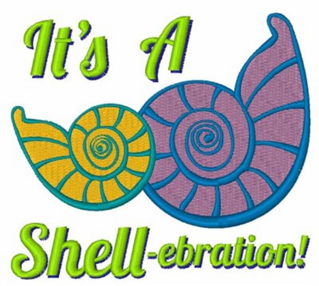 Picture of Shell-ebration! Machine Embroidery Design