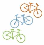 Picture of Bicycles Machine Embroidery Design