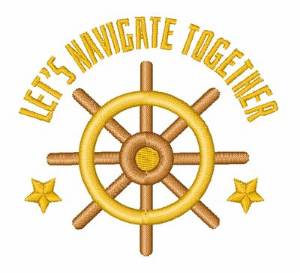Picture of Lets Navigate Together Machine Embroidery Design