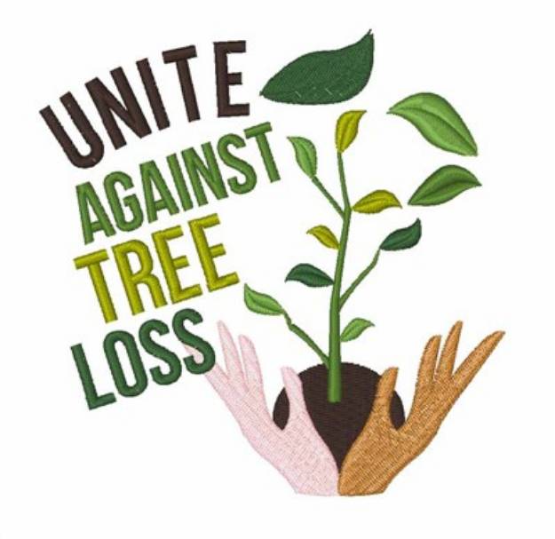 Picture of Unite Against Tree Loss Machine Embroidery Design