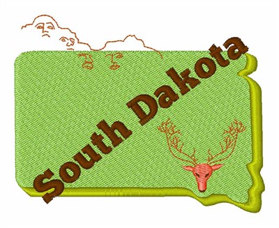 South Dakota Machine Embroidery Design