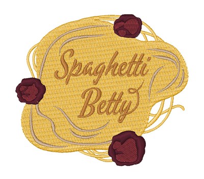 Sphagetti Betty Machine Embroidery Design