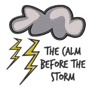 Picture of Calm Before The Storm Machine Embroidery Design