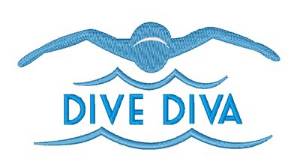Picture of Dive Diva Machine Embroidery Design