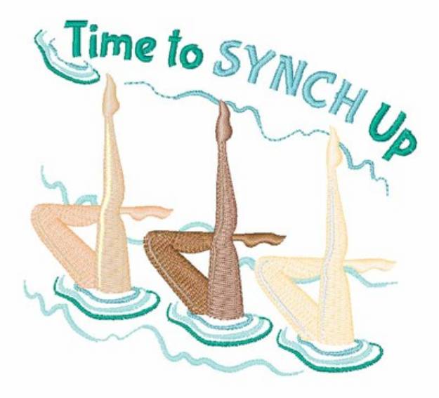 Picture of Sync Up Swimmers Machine Embroidery Design