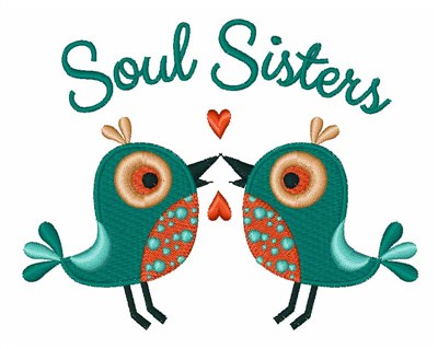 Soul Sisters Machine Embroidery Design