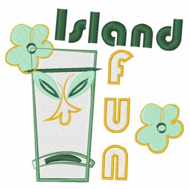 Picture of Island Fun Machine Embroidery Design