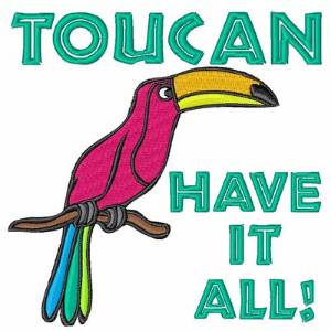Picture of Toucan Have It All! Machine Embroidery Design