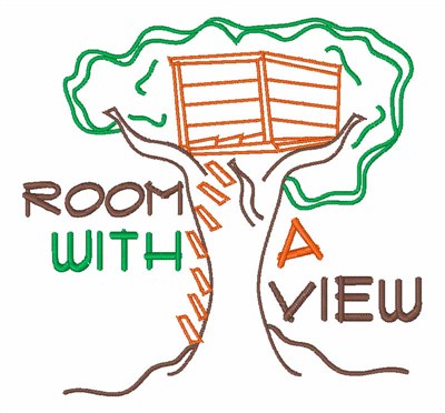 Room With A View Machine Embroidery Design