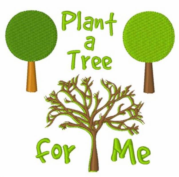 Picture of Plant A Tree Machine Embroidery Design