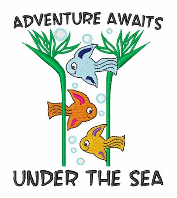 Adventures Under The Sea Machine Embroidery Design