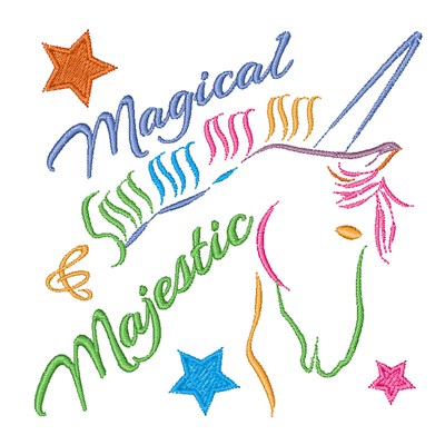 Magical & Majestic Machine Embroidery Design