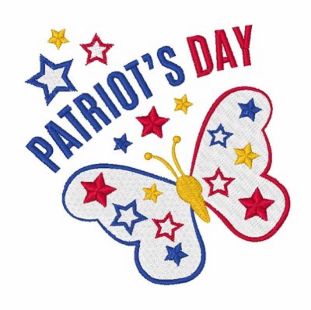 Picture of Patriots Day Machine Embroidery Design