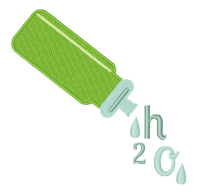 H2O Machine Embroidery Design