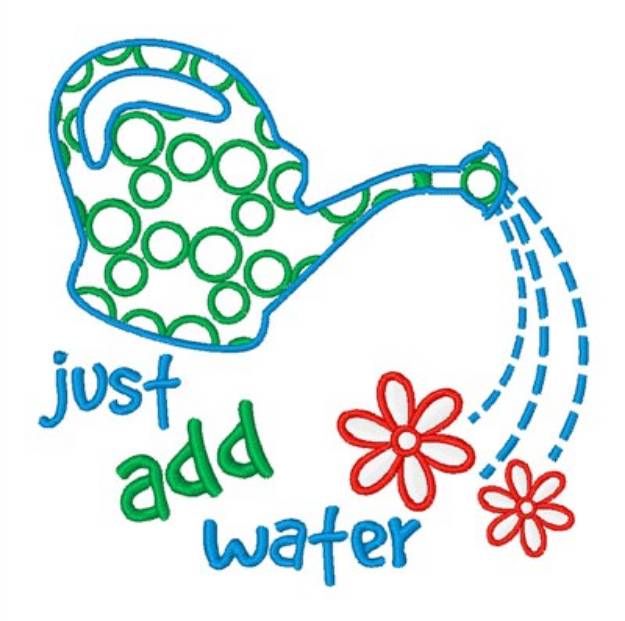 Picture of Just Add Water Machine Embroidery Design
