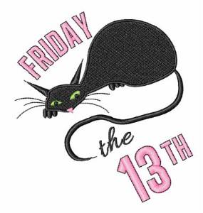 Picture of Friday The 13th Machine Embroidery Design