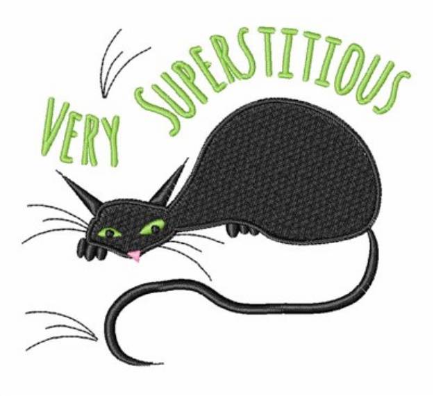 Picture of Very Superstitious Machine Embroidery Design