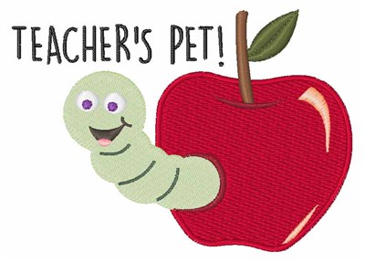 Teachers Pet! Machine Embroidery Design