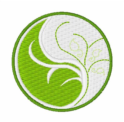 Think Green Machine Embroidery Design