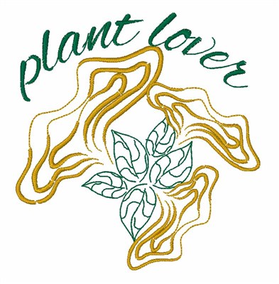 Plant Lover Machine Embroidery Design