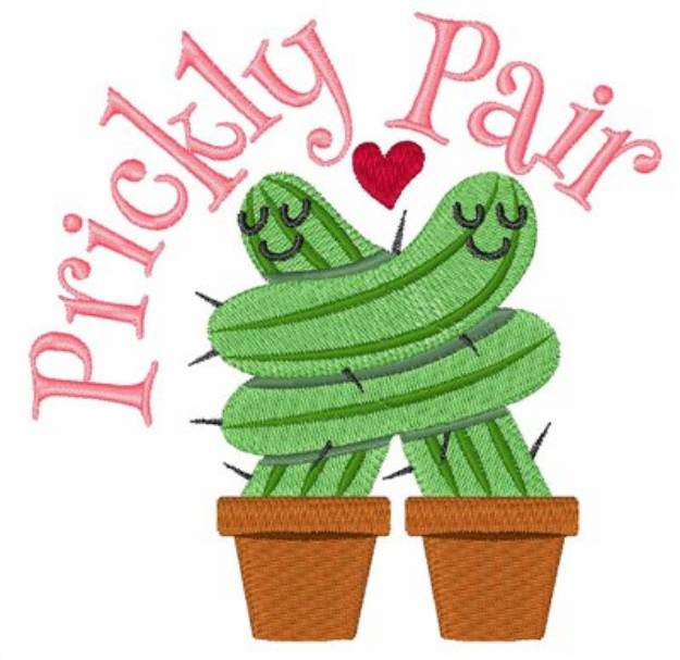 Picture of Prickly Pair Machine Embroidery Design