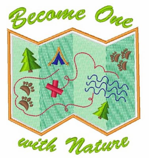 Picture of Be One With Nature Machine Embroidery Design