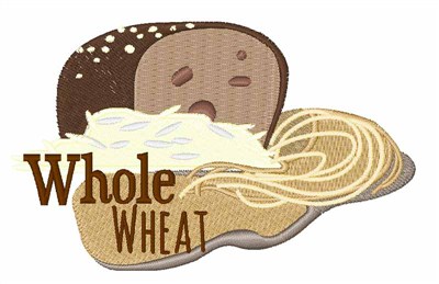 Whole Wheat Machine Embroidery Design