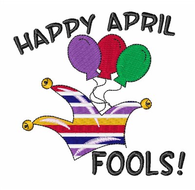 Happy April Fools! Machine Embroidery Design