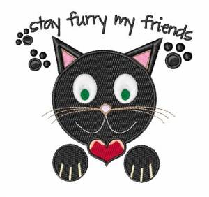 Picture of Stay Furry My Friends Machine Embroidery Design