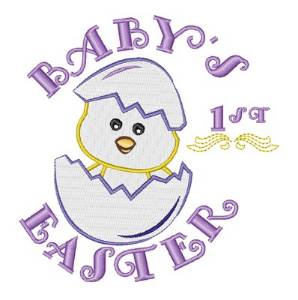 Picture of Babys Easter Machine Embroidery Design