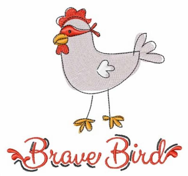 Picture of Brave Bird Machine Embroidery Design