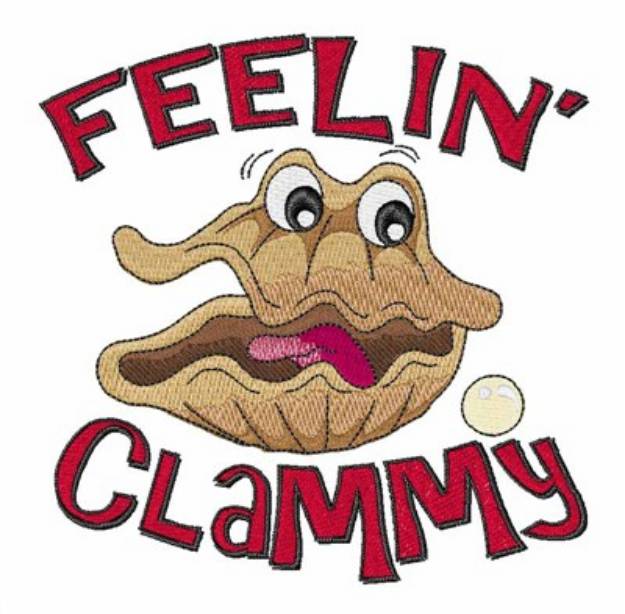 Picture of Feeling Clammy Machine Embroidery Design