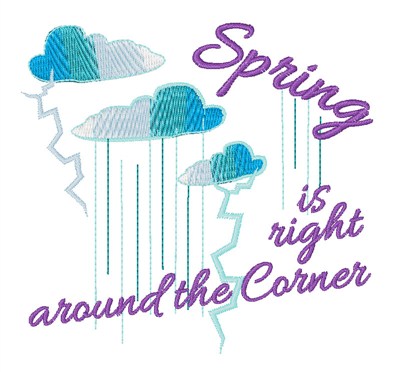 Spring Is Almost Here Machine Embroidery Design