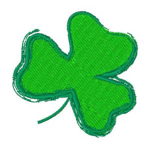 Picture of Lucky Charm Shamrock Machine Embroidery Design