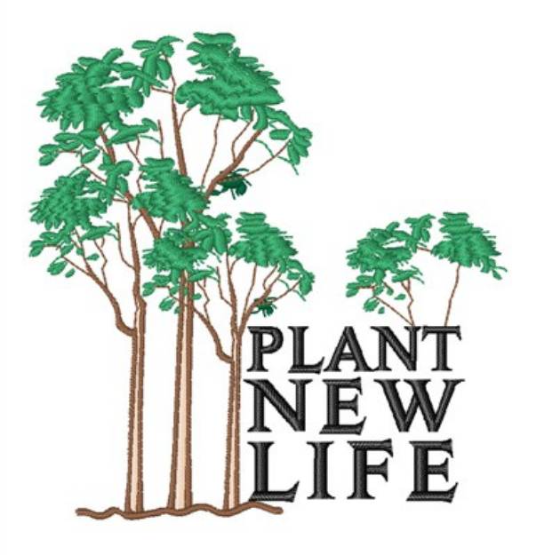 Picture of Plant A New Life Machine Embroidery Design