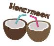 Picture of Honeymoon Tropical Drink Machine Embroidery Design