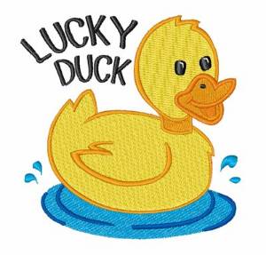 Picture of Lucky Duck Machine Embroidery Design