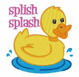 Picture of Splish Splash Duck Machine Embroidery Design