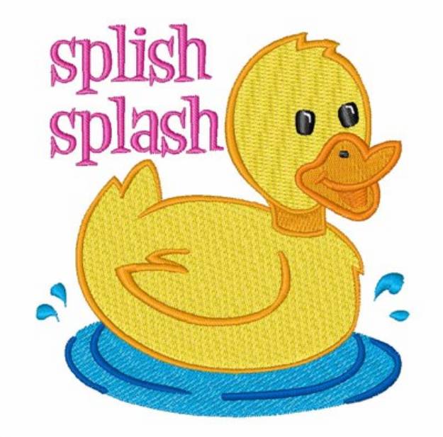 Picture of Splish Splash Duck Machine Embroidery Design