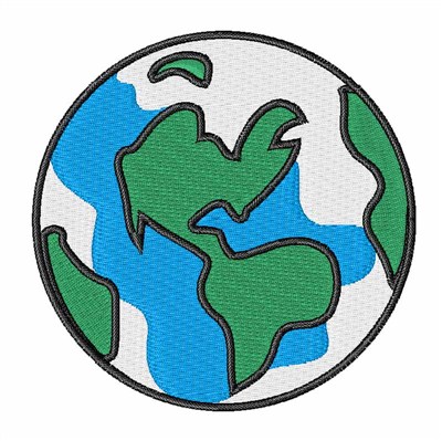 Respect Our Earth Machine Embroidery Design