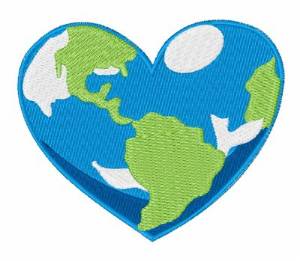 Picture of Happy Earth Day Machine Embroidery Design
