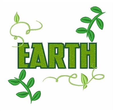 Earth Machine Embroidery Design