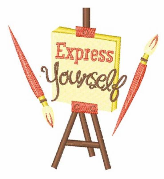 Picture of Express Yourself Machine Embroidery Design