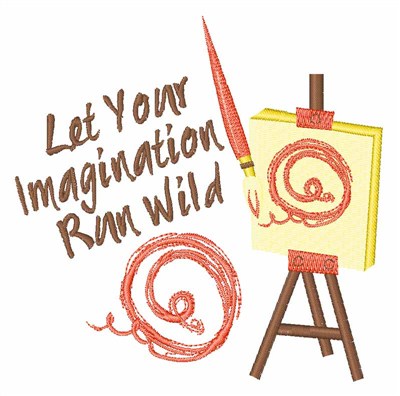 Paint With Your Imagination Machine Embroidery Design