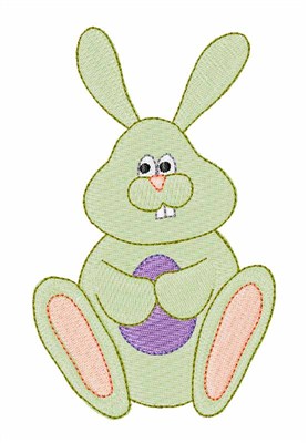 Easter Bunny Machine Embroidery Design